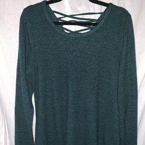Torrid, 0, Hunter Green, Long Sleeve, Blouse, Streetwear, Business Casual